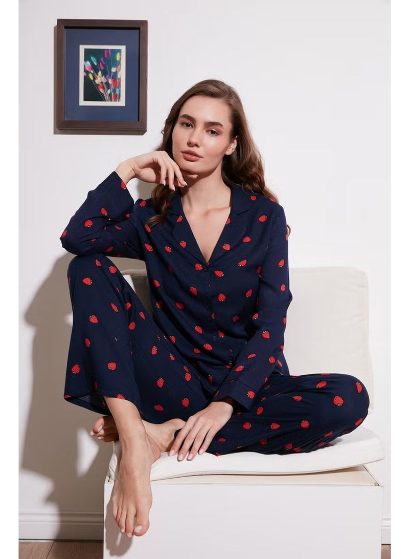 Lela Reguar Fit Soft Textured Pajama Set Women's Pajama Set 611PT288Y - Image 5